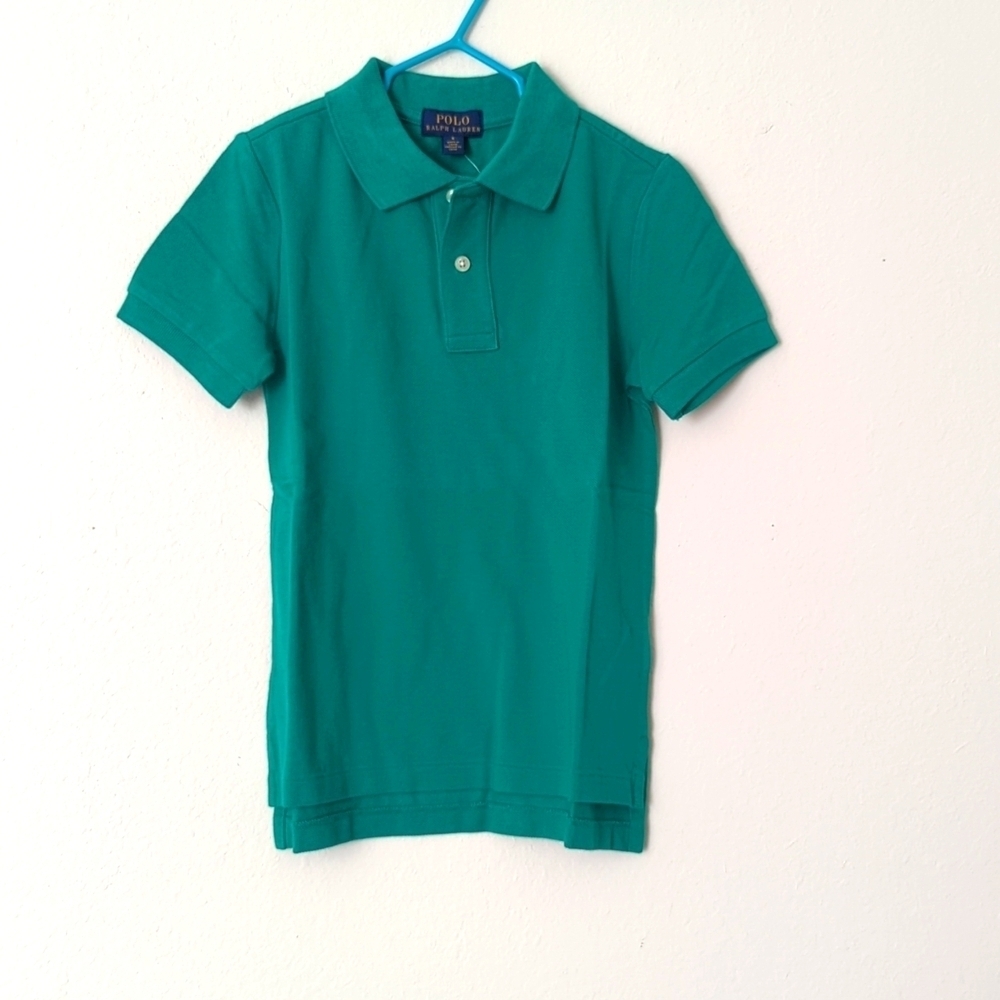 Polo by Ralph Lauren size 5 green kids t-shirt.